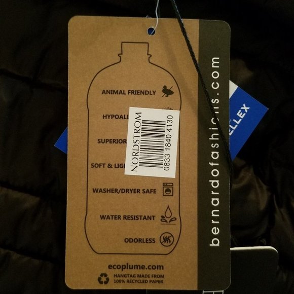 NEW Bernardo Eco Plume Packable Hooded Puffer - Picture 6 of 8